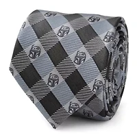 Boba Fett Blue Plaid Tie