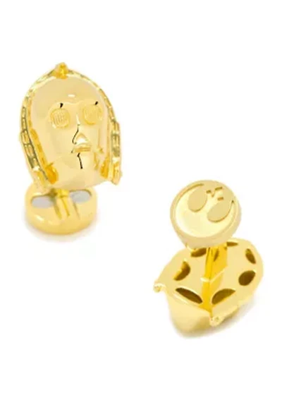 3D C3PO Cufflinks