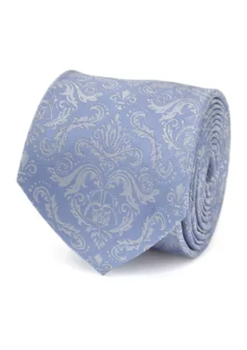 Damask Darth Vader Blue Tie