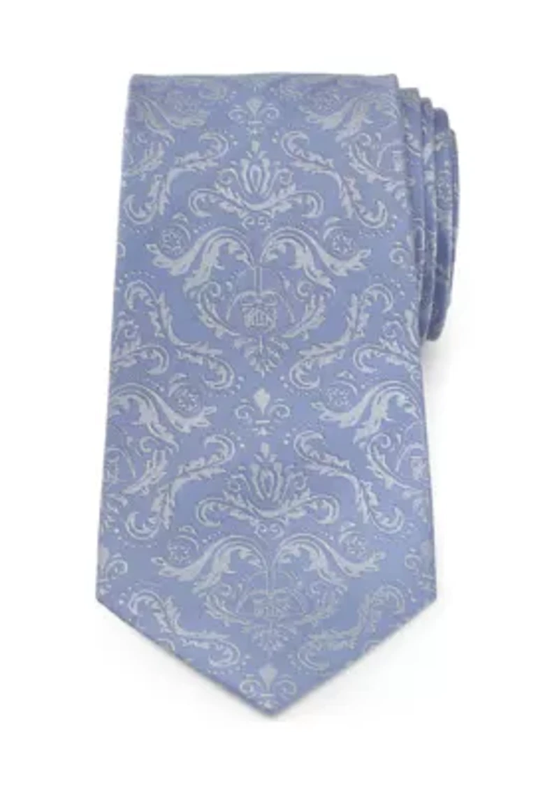 Damask Darth Vader Blue Tie