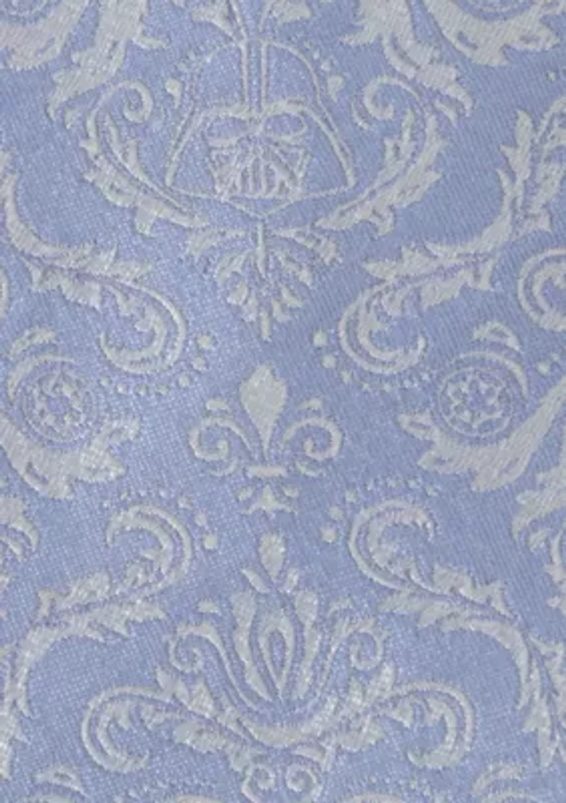 Damask Darth Vader Blue Tie