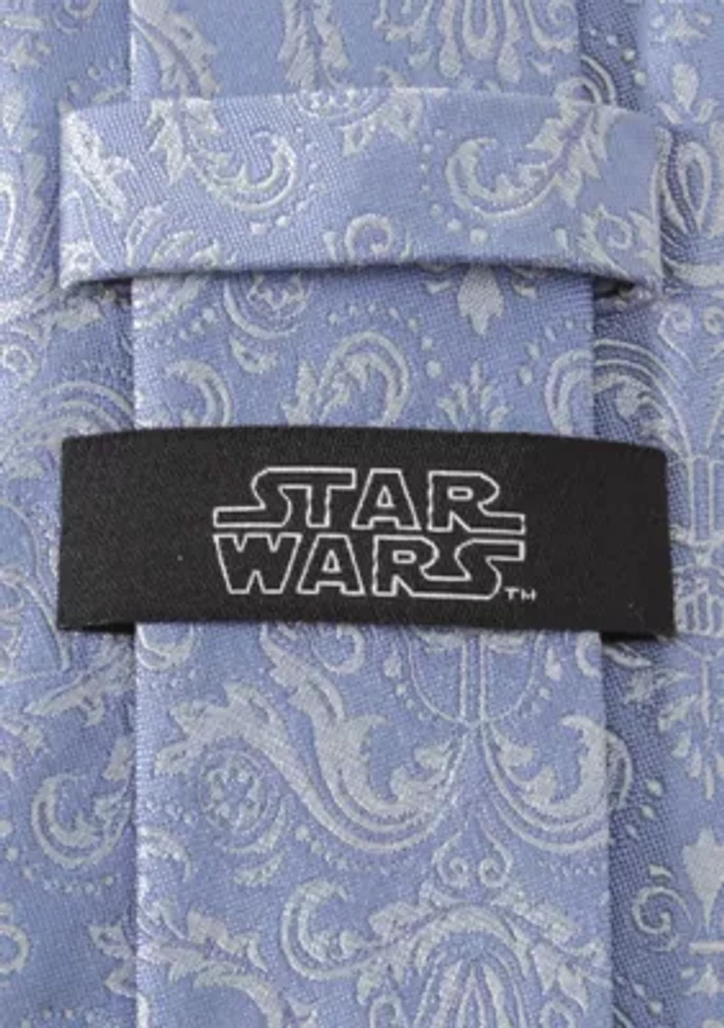 Damask Darth Vader Blue Tie