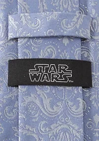 Damask Darth Vader Blue Tie