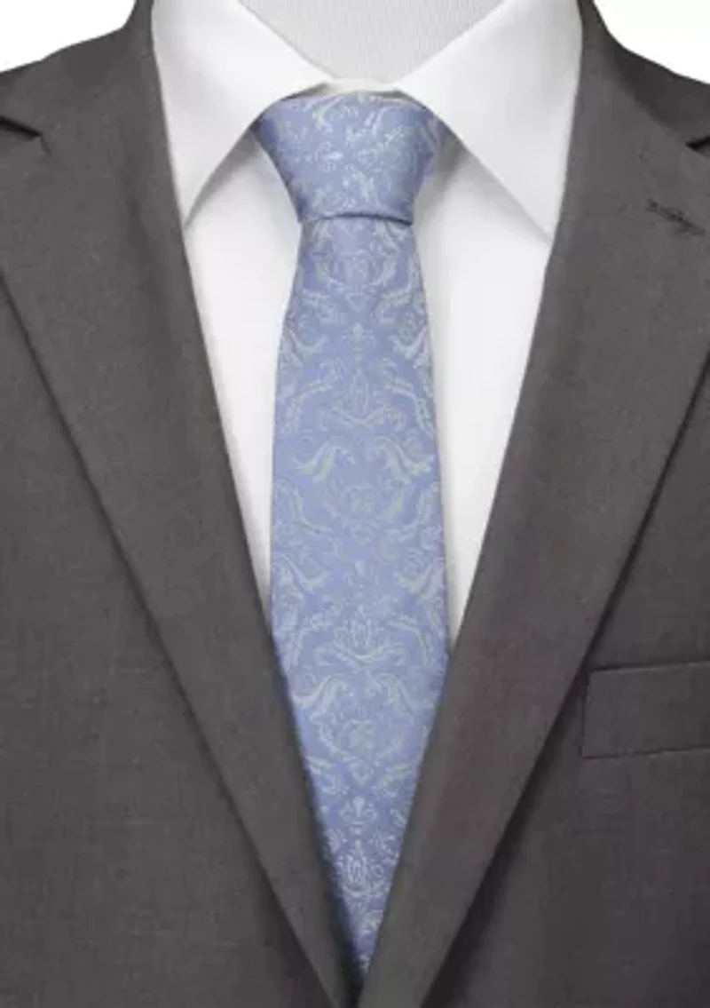 Damask Darth Vader Blue Tie