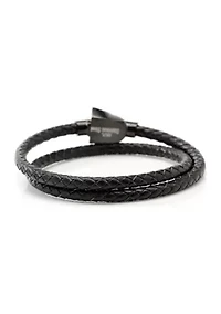 Darth Vader Helmet Double Wrap Stainless Steel Bracelet