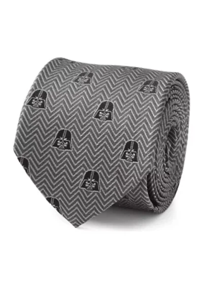 Darth Vader Herringbone Black Tie