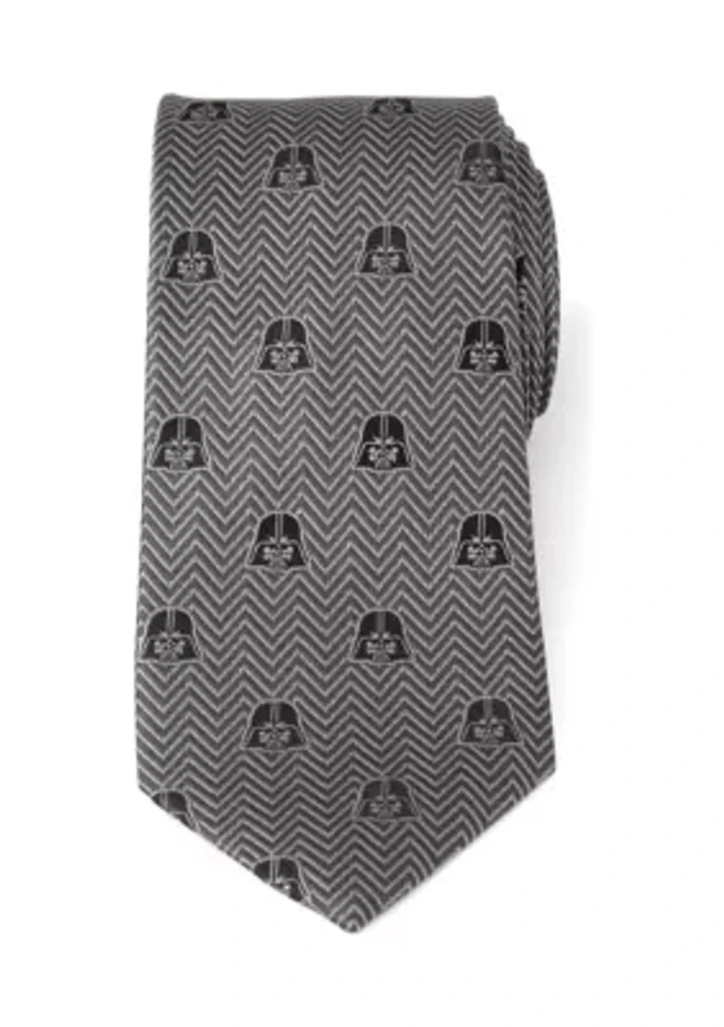Darth Vader Herringbone Black Tie