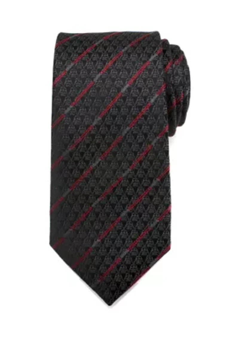Darth Vader Black Lightsaber Stripe Tie