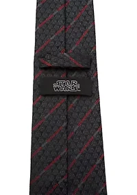 Darth Vader Black Lightsaber Stripe Tie