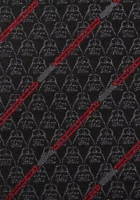 Darth Vader Black Lightsaber Stripe Tie