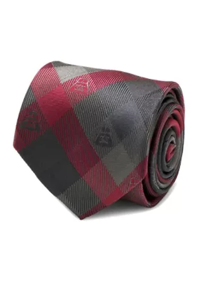 Darth Vader Red Plaid Tie