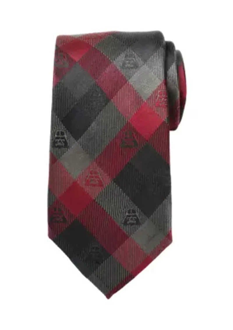 Darth Vader Red Plaid Tie