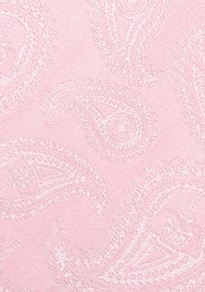 Men's Darth Vader Paisley Pink Silk  Tie