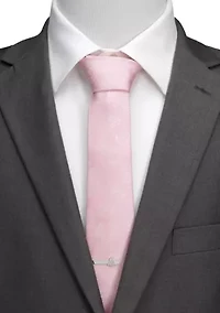 Men's Darth Vader Paisley Pink Silk  Tie