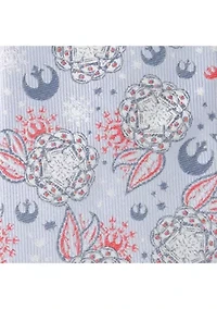 Star Wars Floral Icons Light Blue Tie