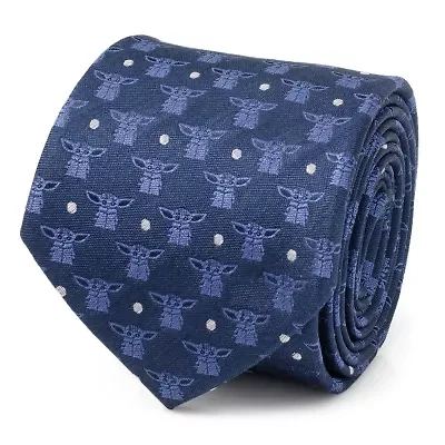 Grogu Navy Blue Tie