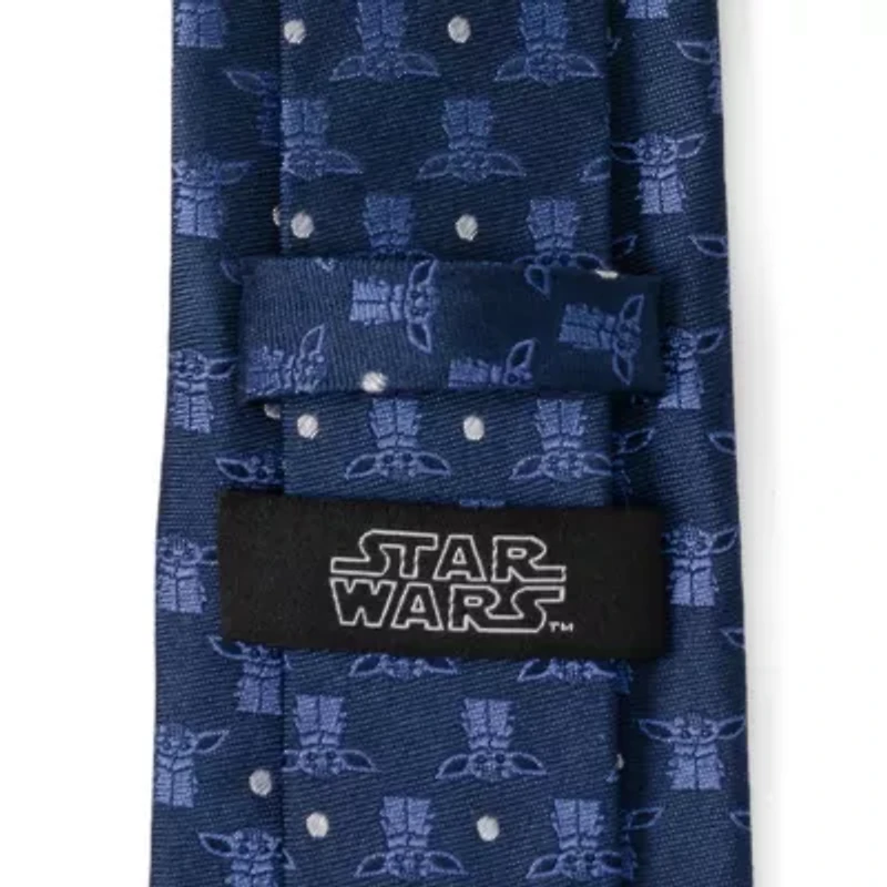 Grogu Navy Blue Tie
