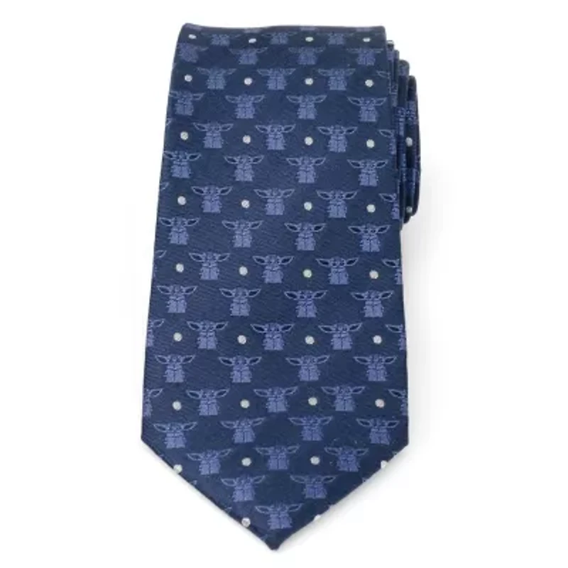 Grogu Navy Blue Tie