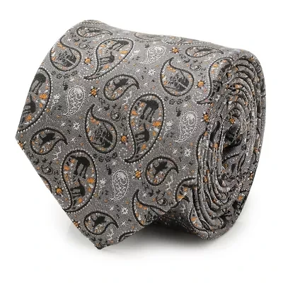 Hoth Battle Paisley Gray Tie