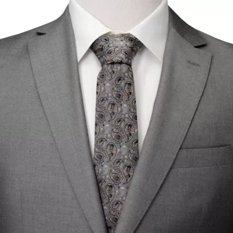 Hoth Battle Paisley Gray Tie