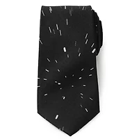 Star Wars Hyperspace Black Tie with Hidden Message