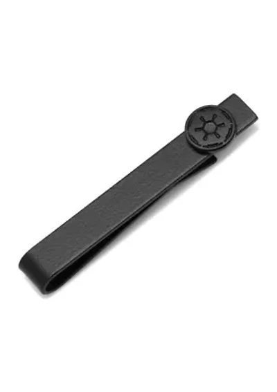 Satin Black Imperial Symbol Tie Bar