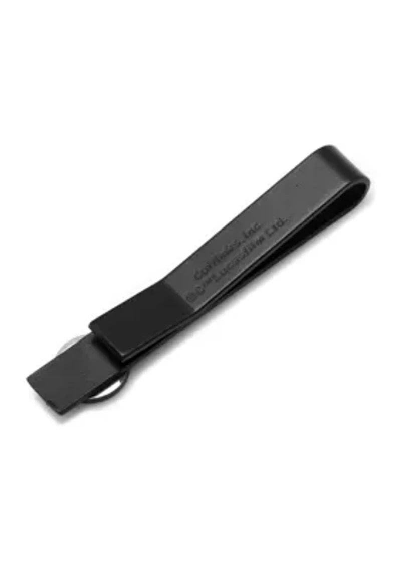 Satin Black Imperial Symbol Tie Bar