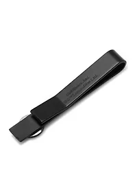 Satin Black Imperial Symbol Tie Bar