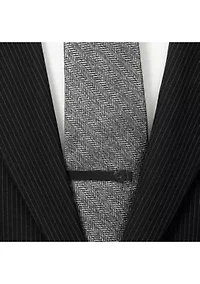 Satin Black Imperial Symbol Tie Bar