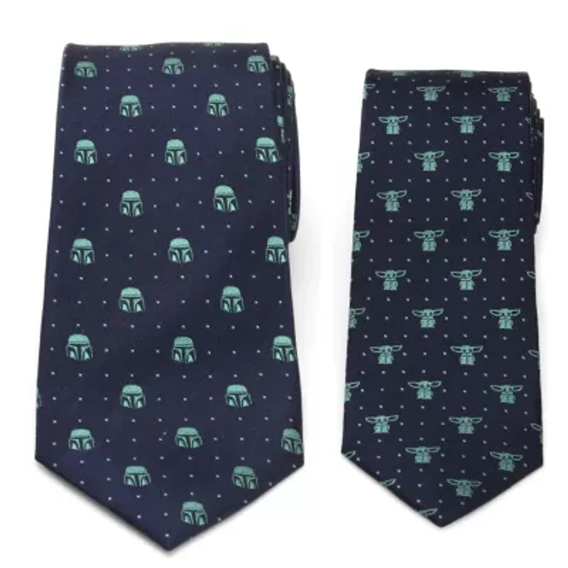 Father and Son Mando and The Child Necktie Gift Set