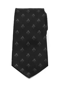 Mandalorian Black Silk Tie