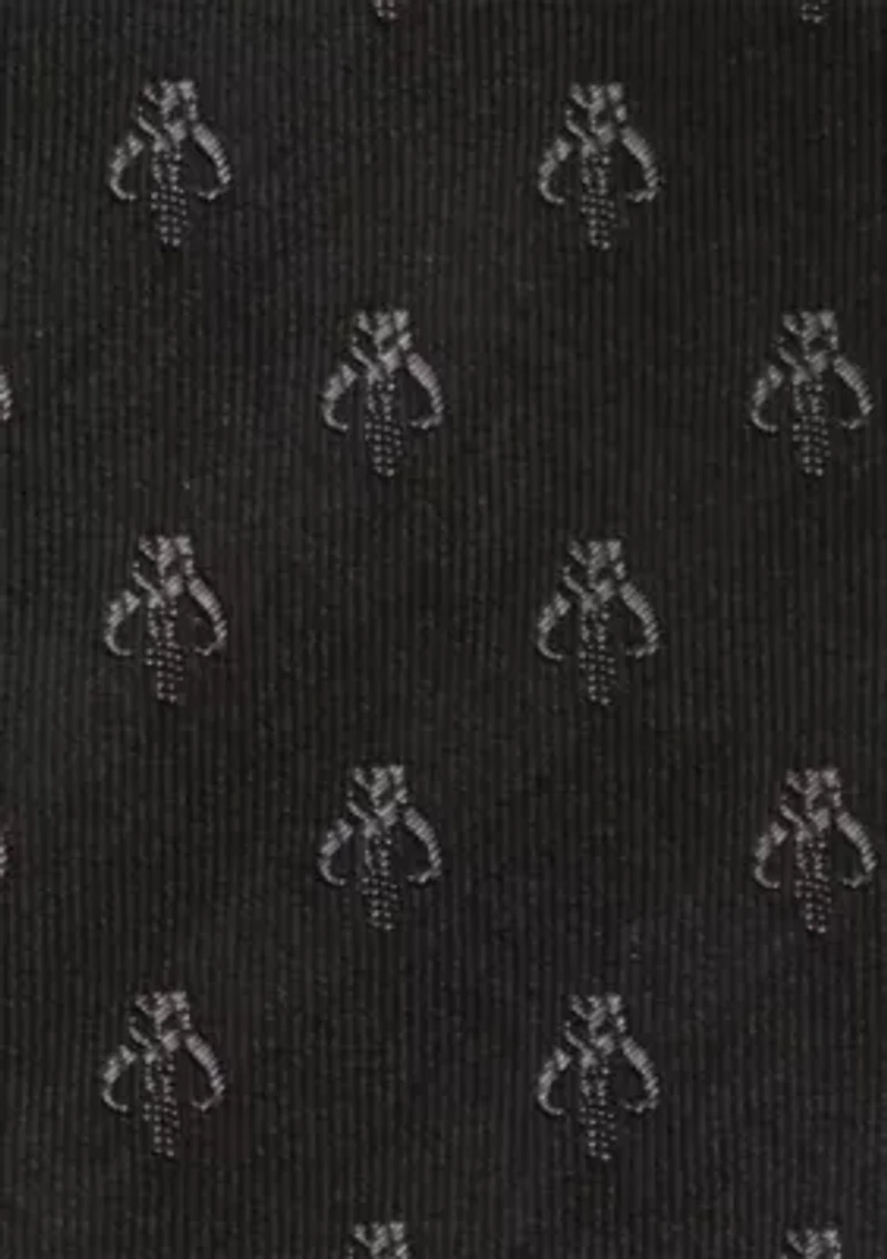 Mandalorian Black Silk Tie