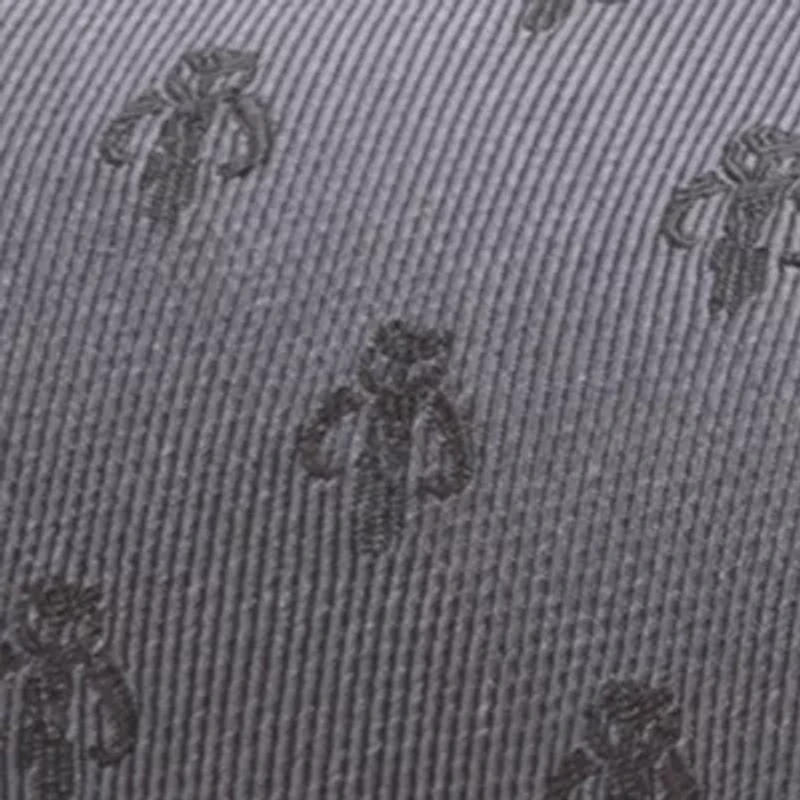 Mandalorian Gray Silk Tie