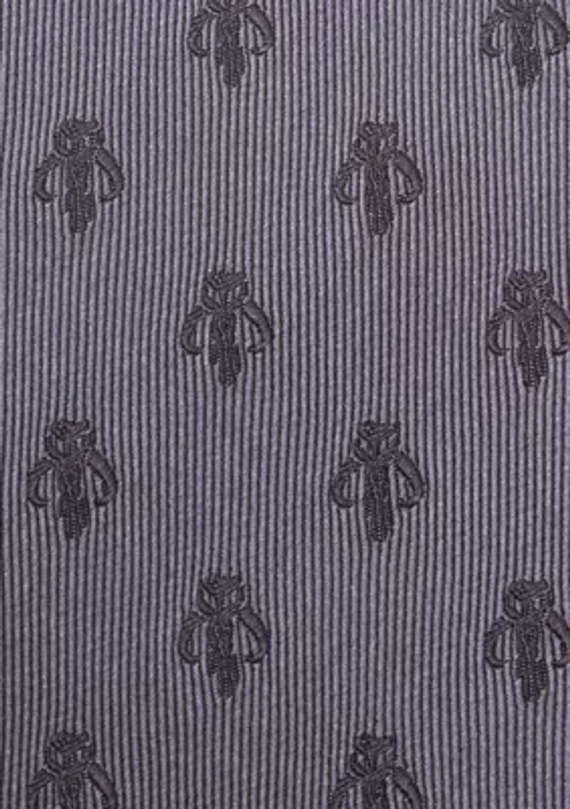 Mandalorian Gray Silk Tie