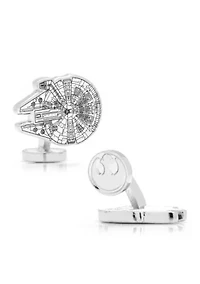 Millennium Falcon Blueprint Cufflinks