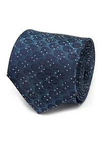 Millennium Falcon Dot Blue Tie