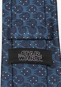 Millennium Falcon Dot Blue Tie