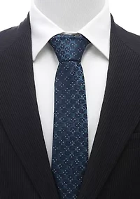 Millennium Falcon Dot Blue Tie