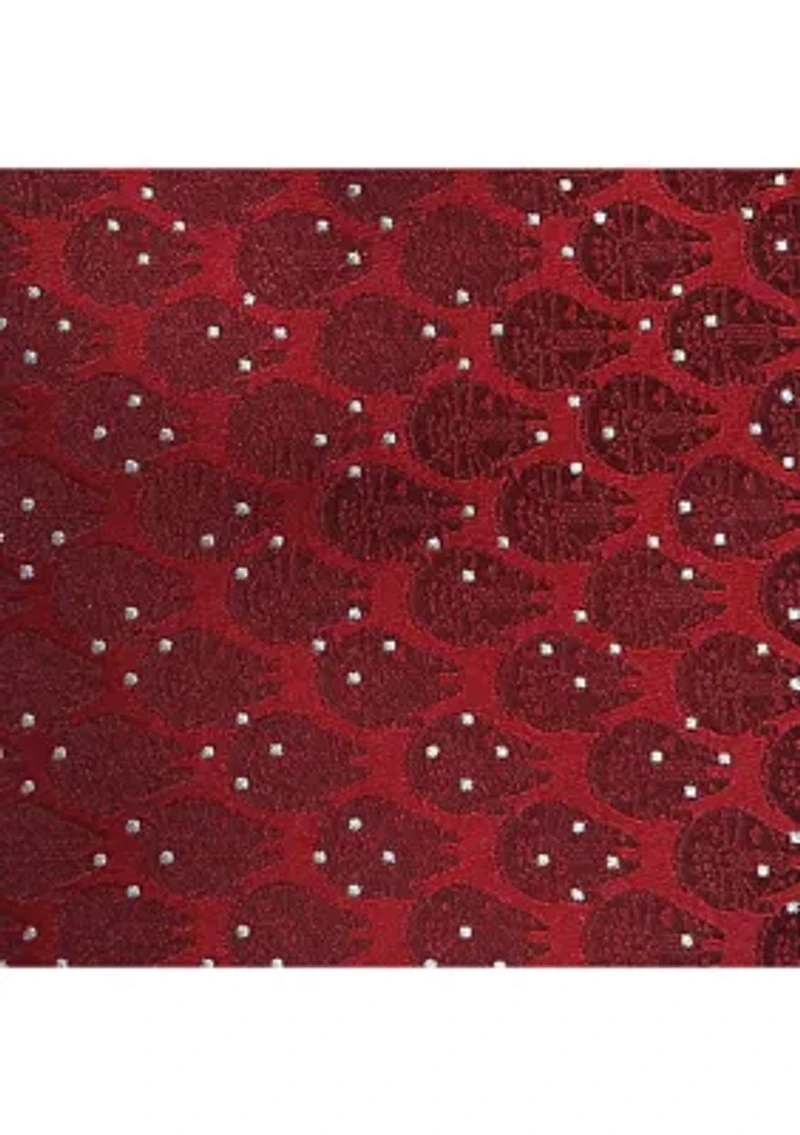 Millennium Falcon Dot Red Tie