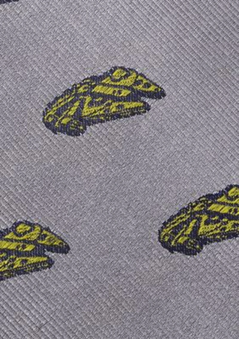 Men's Millennium Falcon Gray Tie