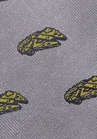 Men's Millennium Falcon Gray Tie