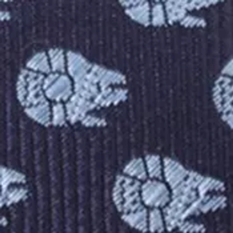 Millennium Falcon Blue Tonal Tie