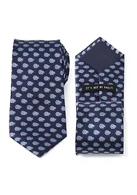Millennium Falcon Blue Tonal Tie