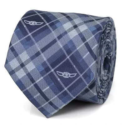 Star Wars The Child Plaid Blue  Tie