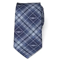 Star Wars The Child Plaid Blue  Tie