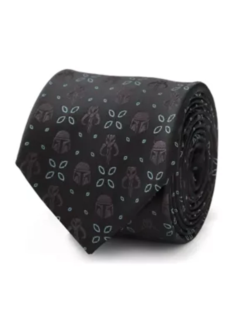 Mandalorian Motif Black Tie
