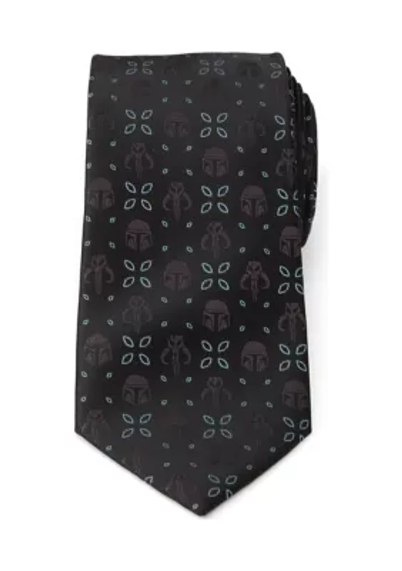 Mandalorian Motif Black Tie