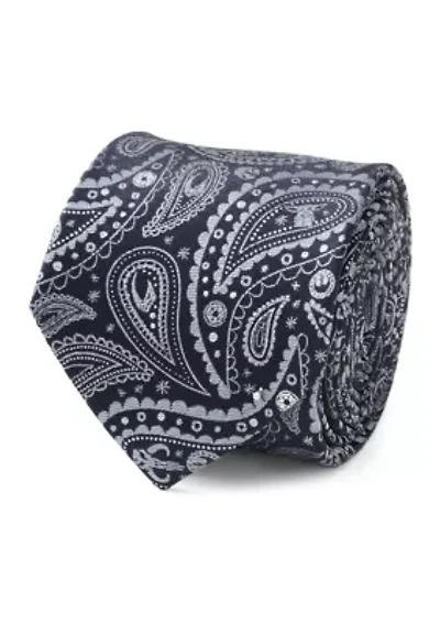 Mandalorian Blue Paisley Tie