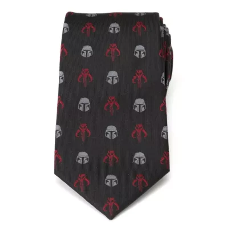 Star Wars Mando Black Red  Tie