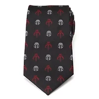 Star Wars Mando Black Red  Tie